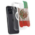 Mexican Flag Dark Wood iPhone 16 Pro MagSafe Case
